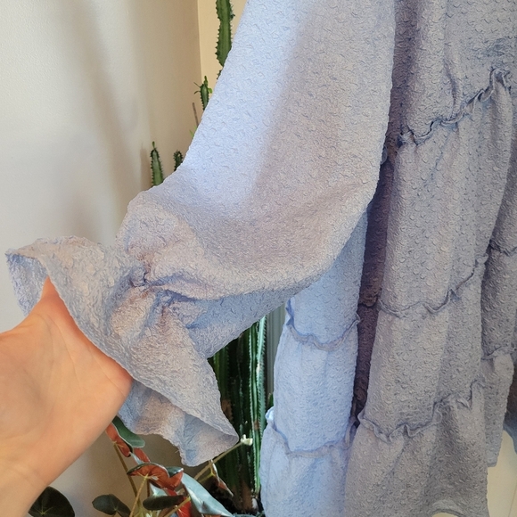 Eloquii Light Blue Midi Dress - Picture 5 of 11